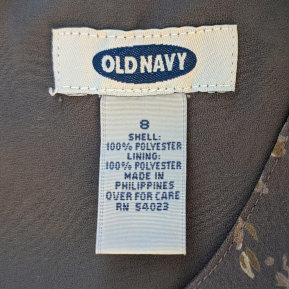 Moody Gray Floral Shift Dress ~ Cottage romantic y2k 90s - Picture 3 of 8